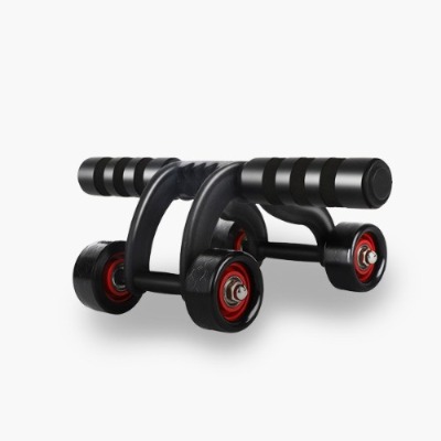 [온라인판매가능] AB 4휠 슬라이드 + 무릎패드 운동기구 레드
