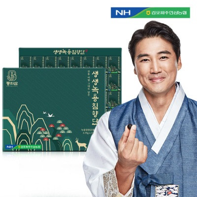 김포파주인삼농협 생생녹용침향단 32환 /쇼핑백포함