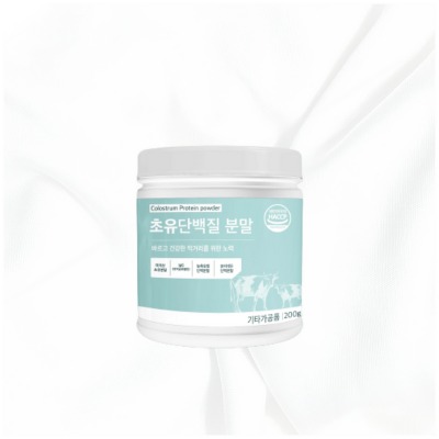 단가인하 *PB상품* [온라인판매가능] 바른건강 락토페린 초유 프로틴 단백질 200g