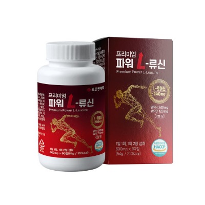 코오롱제약 - 프리미엄 파워 L-류신 단백질 600mg x 90정