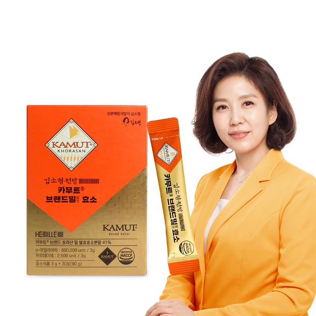 [온라인판매가능] 김소형원방 카무트 브랜드밀 효소 30포