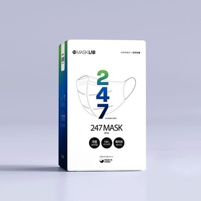 TH MASKLAB 새부리형 247 2D 컬러 마스크 KF94 (20매입)