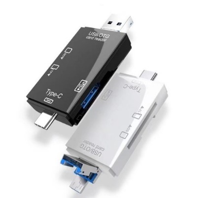 [온라인판매가능] 글라스 멀티  SD카드리더기  USB, C타입, 5핀